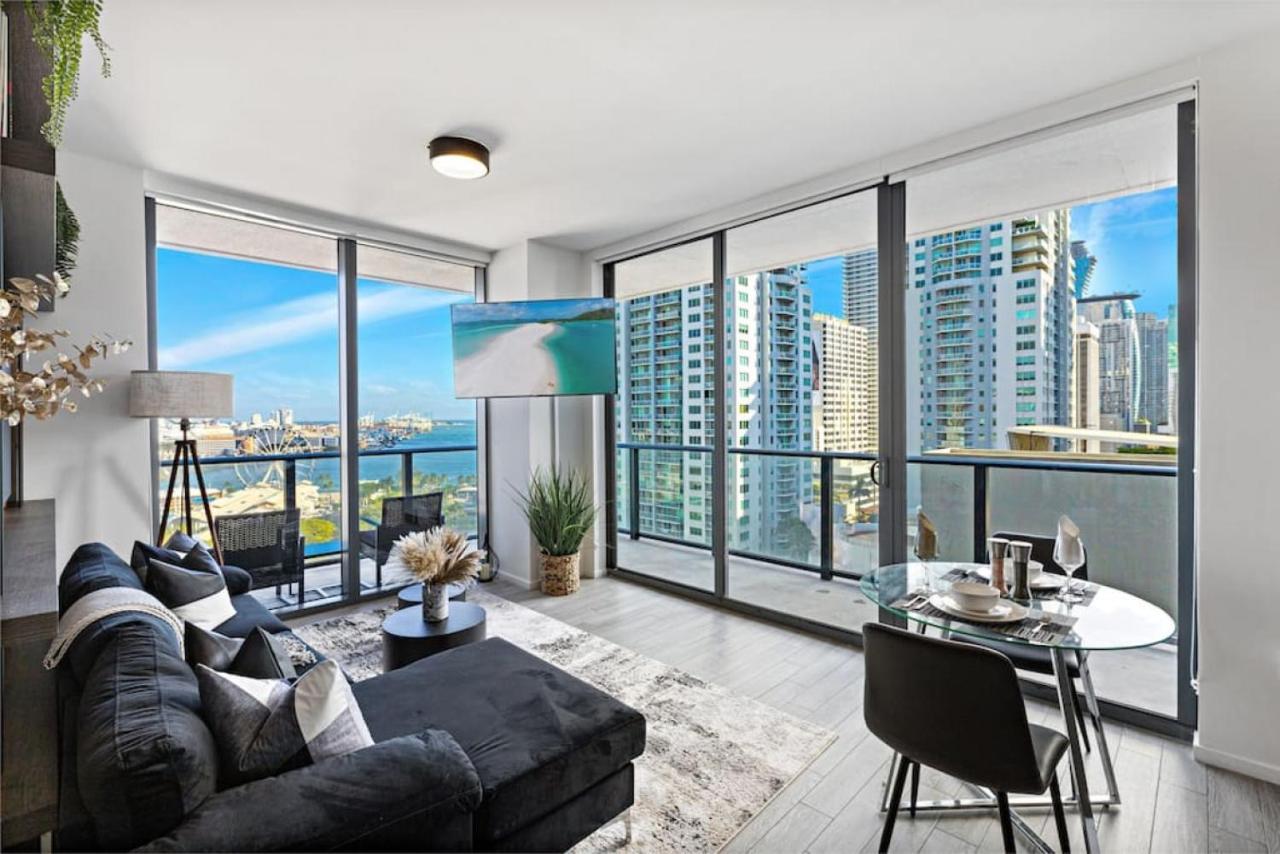 Corner Condo W/ Unrivaled Views マイアミ エクステリア 写真